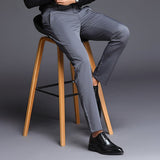 Fashion Slim Fit Formal Trousers High Quality Casual Stretch Pant