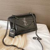 Luxury Famous Brand Designer Lady Classic Plaid Crossbody Bag