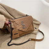 Luxury Famous Brand Designer Lady Classic Plaid Crossbody Bag