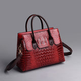 Genuine Leather Crocodile Designer Luxury Handbag