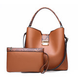 Clutches High Quality Leather HandBag Sets