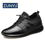 Fashion Casual Breathable Genuine Leather Shoes