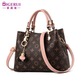 Famous Brand Printed Bucket Tote Designers Luxury Handbags