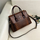 Genuine Leather Crocodile Designer Luxury Handbag