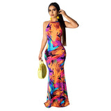 Elegant Multicolor Female Sundress