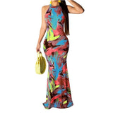 Elegant Multicolor Female Sundress