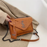 Luxury Famous Brand Designer Lady Classic Plaid Crossbody Bag