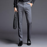 Fashion Slim Fit Formal Trousers High Quality Casual Stretch Pant