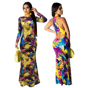 Elegant Multicolor Female Sundress