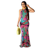 Elegant Multicolor Female Sundress