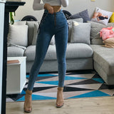 High Waist Sexy Elastic Skinny Pencil Pants