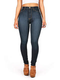 Slim Fit Skinny High Waist Trousers Jeans