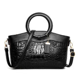 Luxury  Designer Crossbody Crocodile Leather Handbag