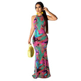 Elegant Multicolor Female Sundress