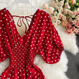 Sexy Polka Dot Elegant High Waist Jumpsuit