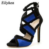 Sexy Hollow out Buckle Strap Sandals