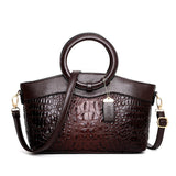 Luxury  Designer Crossbody Crocodile Leather Handbag