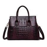 Genuine Leather Crocodile Designer Luxury Handbag