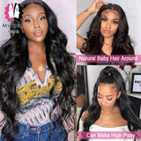 360 Lace Frontal Brazilian Body Wave Wig HD Transparent 13x6 Closure Wig