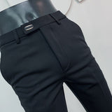 2021 New Slim Stretch Trousers High Quality Classic Pants