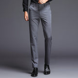 Fashion Slim Fit Formal Trousers High Quality Casual Stretch Pant