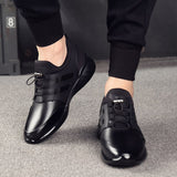 Fashion Casual Breathable Genuine Leather Shoes