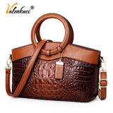 Luxury  Designer Crossbody Crocodile Leather Handbag