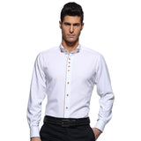 Windsor Collar Slim Cufflinks Dress Shirt