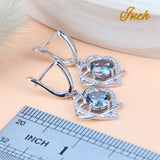 Silver 925 Rainbow Cubic Zirconia Bridal Jewelry Sets