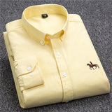 New Men's 100% Cotton Oxford Shirts