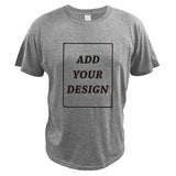 100% Cotton Custom T-Shirt Make Your Design Logo Text