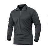 Tactical1/4 Zipper Collar Hunting Pullover T-Shirt