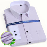 Men's Classic Solid/striped Basic Dress Shirt