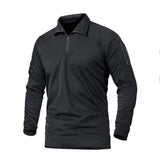 Tactical1/4 Zipper Collar Hunting Pullover T-Shirt