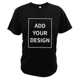 100% Cotton Custom T-Shirt Make Your Design Logo Text