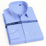 Men's Classic Solid/striped Basic Dress Shirt