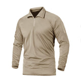 Tactical1/4 Zipper Collar Hunting Pullover T-Shirt