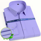 Men's Classic Solid/striped Basic Dress Shirt