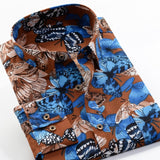 2021 Vintage Floral Print Casual Dress Fashion Classic Shirt