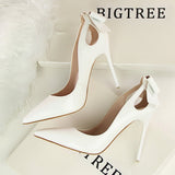 New Leather Fashion Patent Pumps Luxury Design Shoes