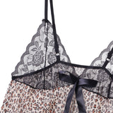 Hot Erotic Women's Leopard Print Lace Sexy Lingerie