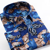 2021 Vintage Floral Print Casual Dress Fashion Classic Shirt