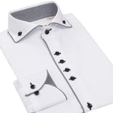 Windsor Collar Slim Cufflinks Dress Shirt