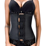 Corset Body Shaper Latex Cincher Zipper Under bust Weight Loss Slimming Shapewear