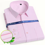 Men's Classic Solid/striped Basic Dress Shirt