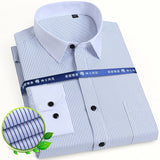 Men's Classic Solid/striped Basic Dress Shirt