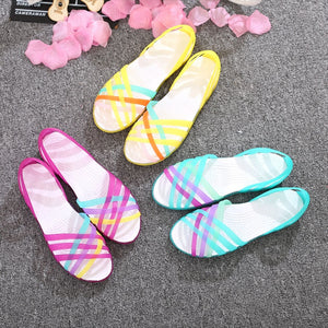 Jelly  Rainbow Summer Sandals