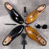 Oxford Lace-up Full Grain Leather Minimalist Shoes