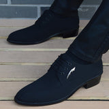 Italian fashion leather moccasin pointed toe classic shoes