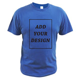 100% Cotton Custom T-Shirt Make Your Design Logo Text